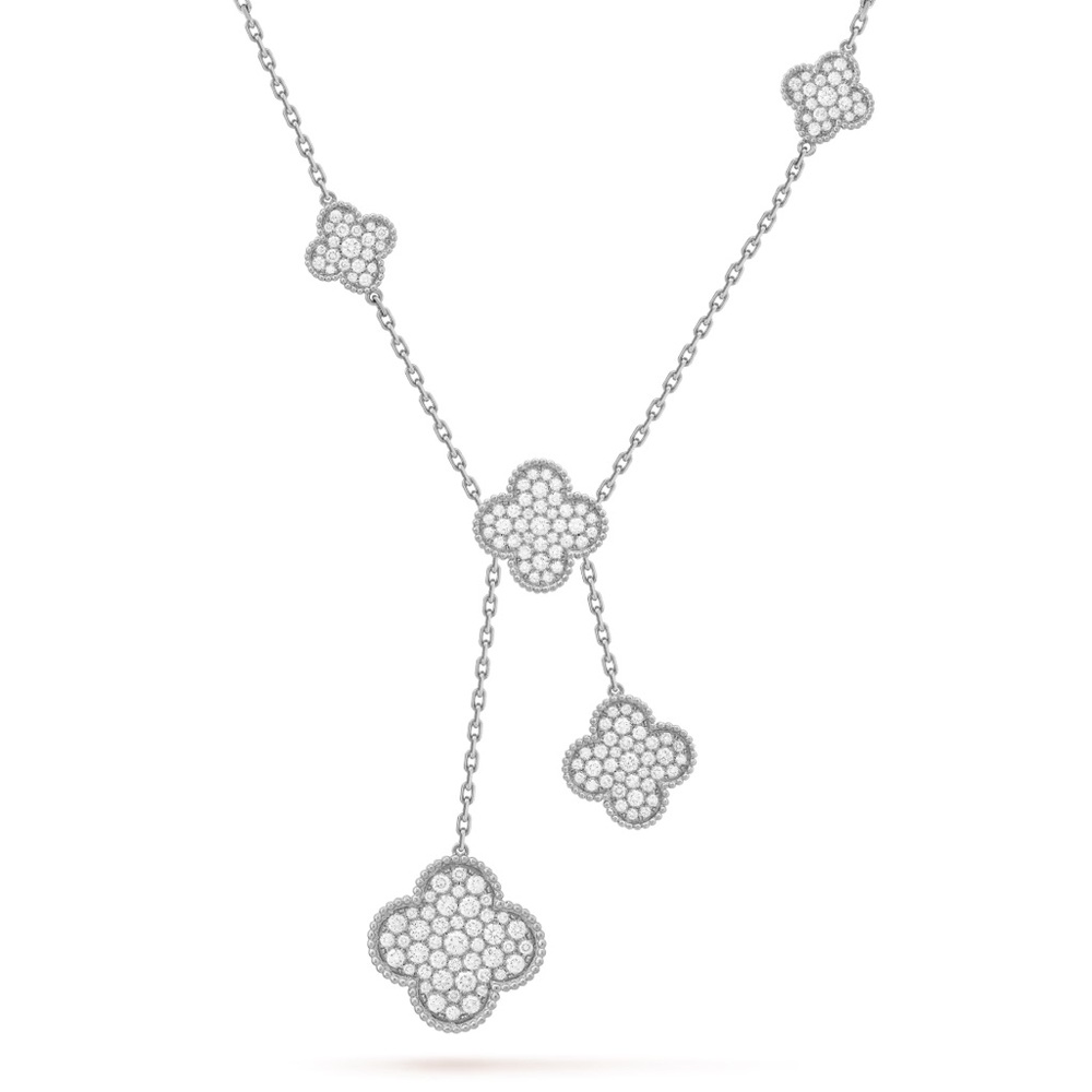 Van Cleef Magic Alhambra necklace, 6 motifs